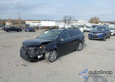 2013 Volkswagen Jetta Sportwagen 2.0L Tdi z USA, uszkodzony, nr VIN 3VWPL7AJ8DM692353